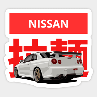 nissan gtr Sticker